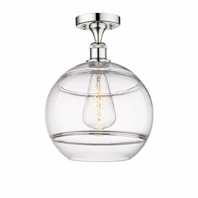 Rochester - 1 Light Semi-Flush Mount In Industrial Style-13.5 Inches Tall and 12 Inches Wide