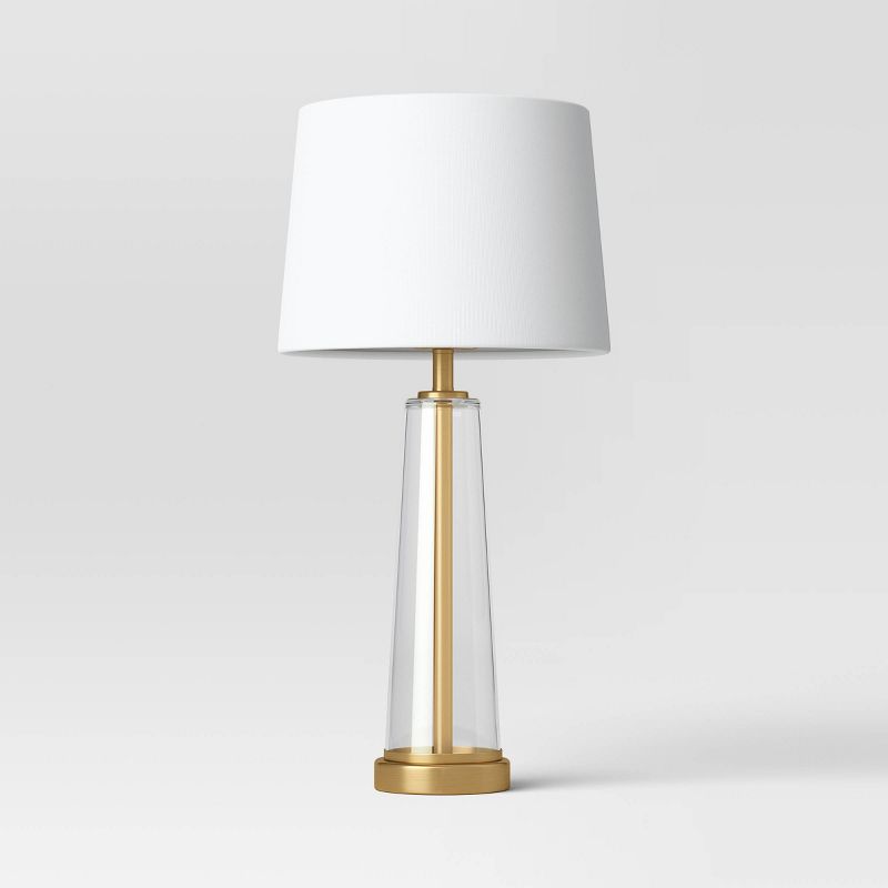 Tapered Fillable Table Lamp with USB (Includes LED Light Bulb) - Threshold™, 1 of 7