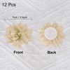 Unique Bargains Durable Versatile Chiffon  Artificial Flowers for Graduation Headbands 12 Pcs - 2 of 4