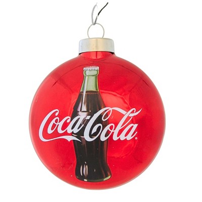 Kat + Annie 4.0 Inch Share The Season Coca-Cola® Disc Shape Tree Ornaments