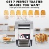 Commercial Toaster Conveyor, 450 Slices/H Heavy Duty Industrial Conveyor, Stainless Steel Electric Oven with Dual Heating Tube 7-speed Adjustments - 4 of 4