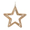 Woven Rattan Star and Tree Ornament (Set of 12) - 2 of 4