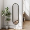 KTMBDW 47'' Oval Antique Bathroom Mirror, Wall Mirror for Bathroom, Iron Frame Vanity Mirror, Vintage Decorative Mirrors for Living Room, Bedroom - 2 of 4