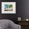 Trademark Fine Art - Stefan Hefele  Palmy Beach II Matted Framed Art - 2 of 4