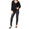 Women's Buttoned Long Sleeve Blouse - ZENANA - image 4 of 4