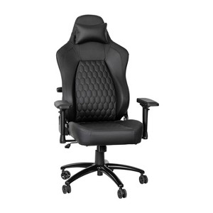 Flash Furniture Falco Ergonomic High Back Adjustable Gaming Chair with 4D Armrests, Headrest Pillow, and Adjustable Lumbar Support - 1 of 4