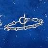 Ross-Simons Italian Sterling Silver Paper Clip Link Toggle Bracelet - 3 of 4