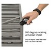 Heavy Duty Dog Cage pet Crate with Roof & window on roof 48inch - 3 of 4