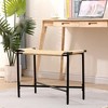 NicBex Modern Shoes Stools with Metal Frame,Ottomans for Bedroom,Living Room,Entryway - 2 of 4