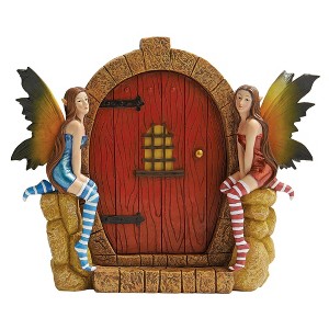 Design Toscano The Enchanted Portal Fairy Door Wall Sculpture - Multicolored - 1 of 3