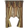 GoodGram Ombre Crushed Satin Sheer Single Window Curtains & Valances - 2 of 2