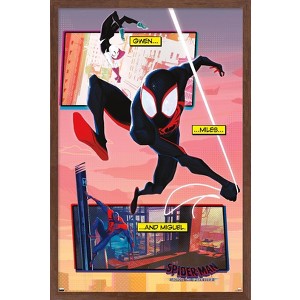 Trends International Marvel Spider-Man: Across the Spider-Verse - Trio Framed Wall Poster Prints - 1 of 4