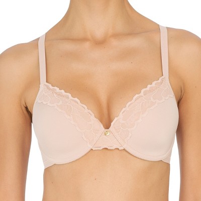 Natori Women's Refined Underwire T-Shirt Bra with Lace and Cool-touch 7313219