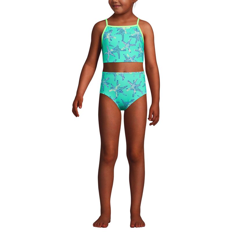 Lands' End Kids Wrap Front Bikini Swimsuit Set, 4 of 6