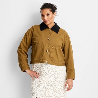 Women's Cropped Barn Jacket - Future Collective