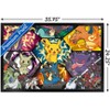 Trends International Pokémon: Battle Art - Group Framed Wall Poster Prints - 3 of 4