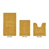 Lux Premium 100% Cotton  Ultra-Soft Tufted Solid Reversible 3 Piece Bath Rug Set, Water-Absorbent, Durable, Machine Washable Bathroom Rug - 2 of 4