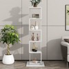 KWPZQEB Bookshelf, Rotating Bookshelves, Home Office Bookcase Shelf Storage Organizer, Free Standing Storage Shelving Unit for Living Room, Bedroom - 4 of 4