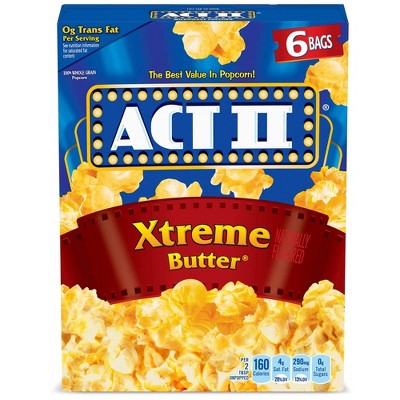 Act II Extreme Butter Microwave Popcorn - 16.5oz