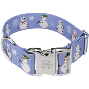 Country Brook Petz HossFit Jr Wide Premium Dog Collar - Christmas Collection - 1 of 4