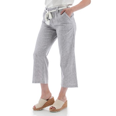 Aventura Clothing Women's Stripe Monterey Crop Pant