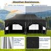 Tangkula 10 x 20 FT Canopy w/ 6 Detachable Sidewalls Carrying Bag UPF50+ Sun Protection - 4 of 4