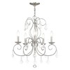 Livex Lighting Donatella 5 - Light Chandelier in  Brushed Nickel - 3 of 4