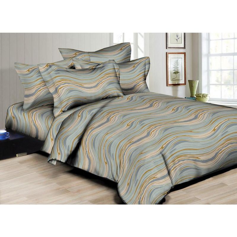 Better Bed Collection 300TC Desert Waves Duvet Set, 1 of 4