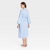 Women's Luxury Collection Shadow Striped Long Satin Robe - Auden™ - 2 of 3