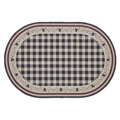 Pip Vinestar Polyester Rug Oval 48x72