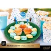Disposable Plastic Plates, 10.4 Inches Plastic Dinner Plates, Strong and Sturdy Plates for Party, Holiday, Picnic, or Travel Party Plates, Pack of 50 - 2 of 4