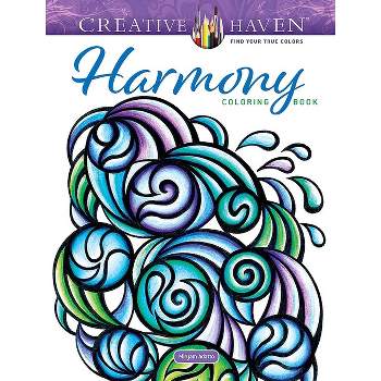 Harmony Adult Coloring Book, Coloring Book, Stress Relief, Hand Drawn,  Spiral Bound 