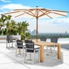 Syemin Patio Accent Chairs, Outdoor Tall Adirondack Chair with High Back, Widened Arms for Backyard, Garden, Yard, Gray, 27.95"*24"*45" - 3 of 4