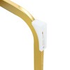 NicBex Luxury Arch Dining Chairs, Comfy Faux Leather High Resilience with Gold Metal Legs, Side Chairs for Kitchen Office - 3 of 4
