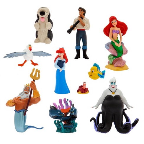 Disney The Little Mermaid Deluxe Figurine Set - 10pk : Target