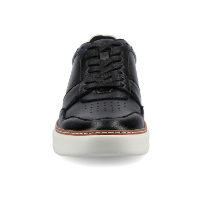 Vance Co. Vance Mens Hustle Perforated Low Top Court Sneaker, Black 10 — фото 6