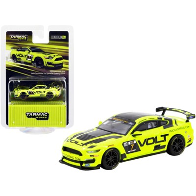 Ford Mustang GT4 #7 "Volt" IMSA Continental Tire SportsCar Challenge (2018) 1/64 Diecast Model Car by Tarmac Works