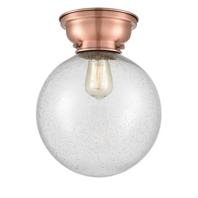 Beacon - 1 Light Flush Mount In Industrial Style-11.15 Inches Tall and 10 Inches Wide