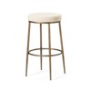 Maven Lane Stella Backless Fabric Bar Height Bar Stool - 2 of 4