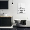 Stupell Industries Giraffe Bathtub with Relax Text Canvas Art - 3 of 4