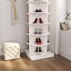 Kumasinova 360° Rotating Shoe Cabinet,6/7-Tier Shoe Storage Tower,Freestanding Organizer Shoe Rack for Entryway,Bedroom,Living Room - 4 of 4