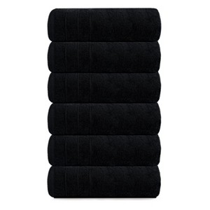100% Cotton Hand Towels Set 16" x 28" (Pack of 6) - 1 of 4