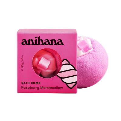 anihana Bath Bomb - Melt Raspberry Marshmallow - 6.35oz
