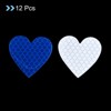 Unique Bargains Waterproof High-Visibility Warning Adhesive Reflective Heart Stickers 1.61" x 1.57" 12 Pcs - 3 of 4