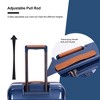 28"/24"/20" Luggage, Lightweight Suitcase with USB Port, Faux Leather Handle, Lockable Spinner Wheels 4Q -ModernLuxe - 4 of 4