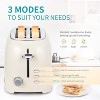 Ultrean Toaster 2 Slice with Extra-Wide Slot for Toasting Bagels, Breads, Waffles & More, Stainless Steel Material,6 Browning Settings - 4 of 4