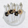 Big Dot of Happiness Mardi Gras - Masquerade Party Paper Napkin Holder - Napkin Rings - Set of 24 - 3 of 4