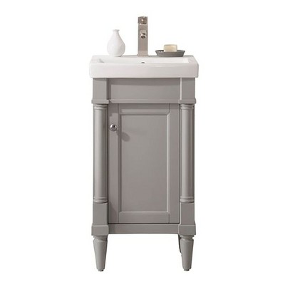 Legion Furniture 18 Inches Gray Sink Vanity