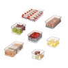 iDESIGN 7pc Recycled Plastic Refrigerator Organizer Bin Set with Lids - 2 of 4