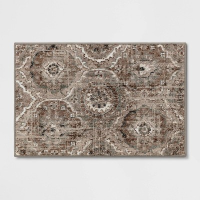 2'x3' Bailey Companion Tile Print Accent Rug Tan - Threshold™